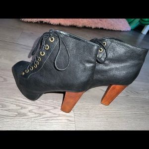 Jeffrey Campbell Lita Leather Boots - 6.5